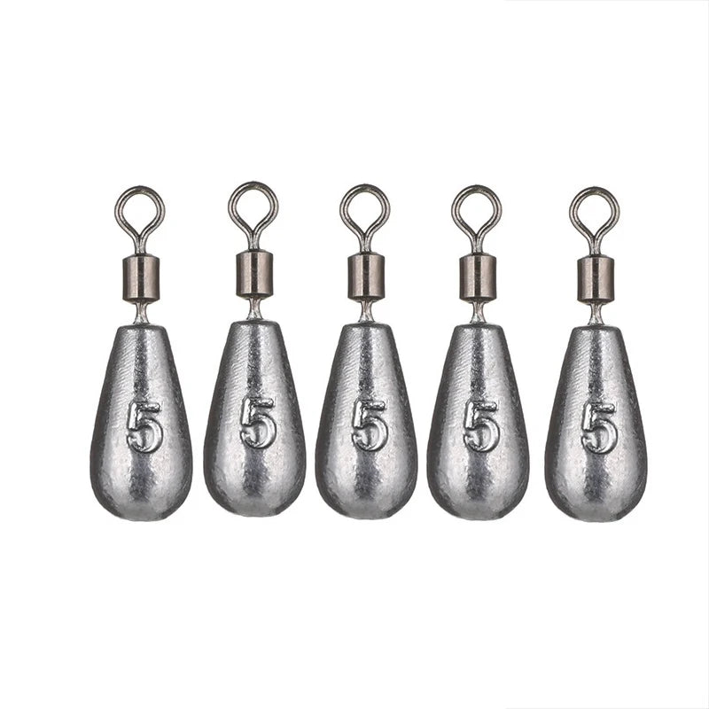 Dropshot / free rig sinkers 5 units