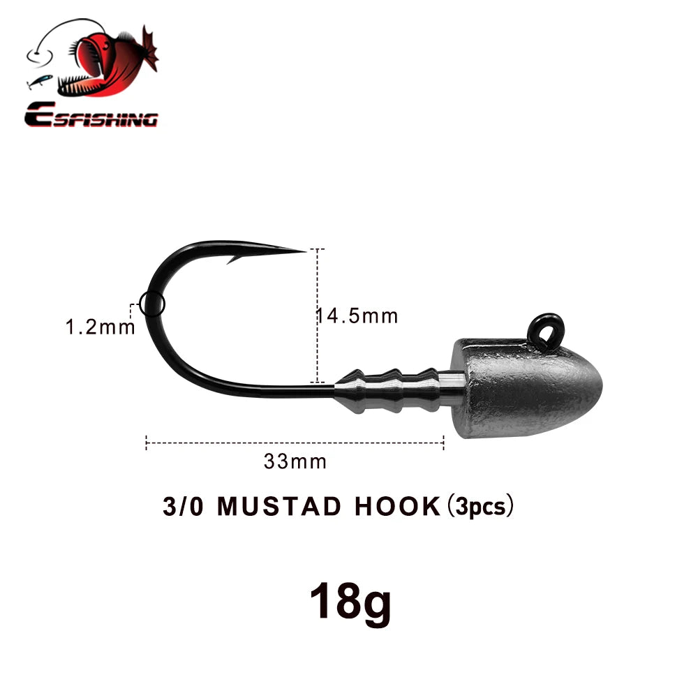 ESFISHING Bullet Jig head