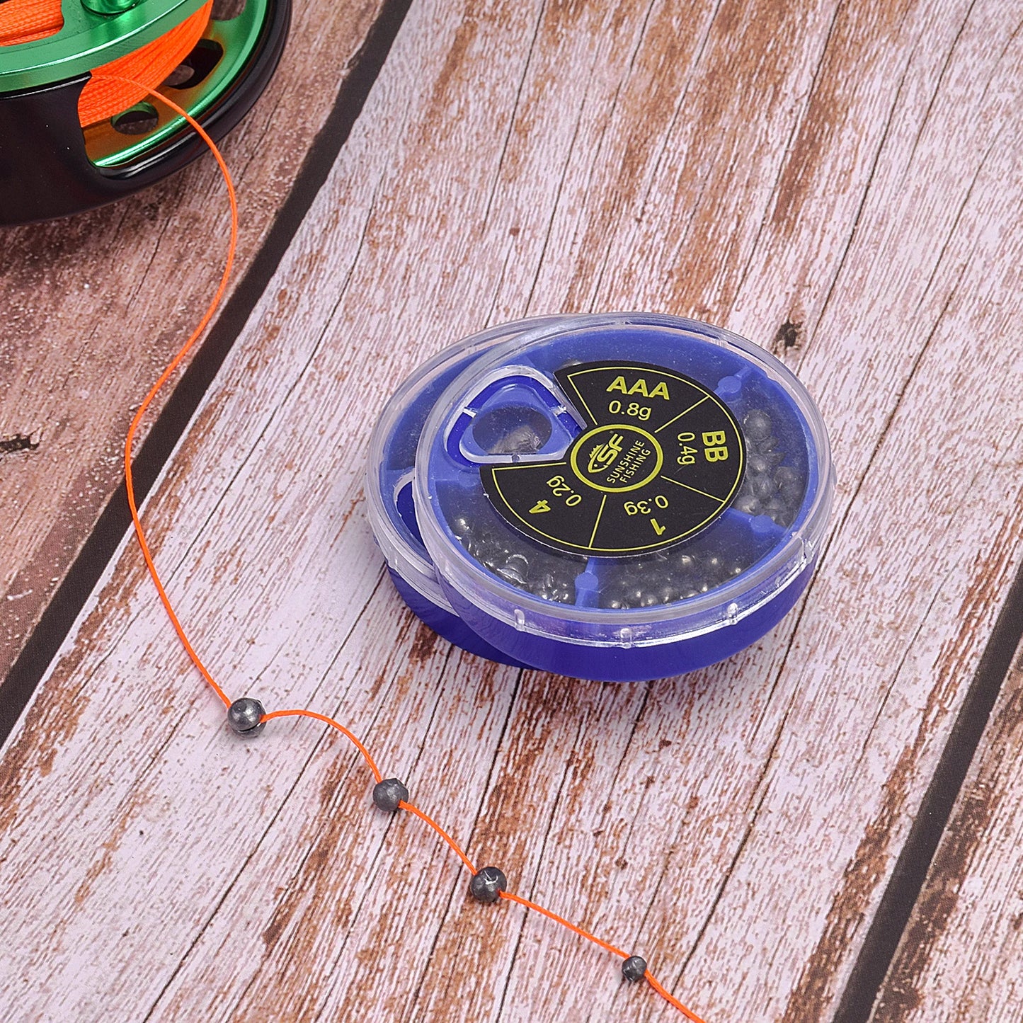 Assortment of Split-Shot leads