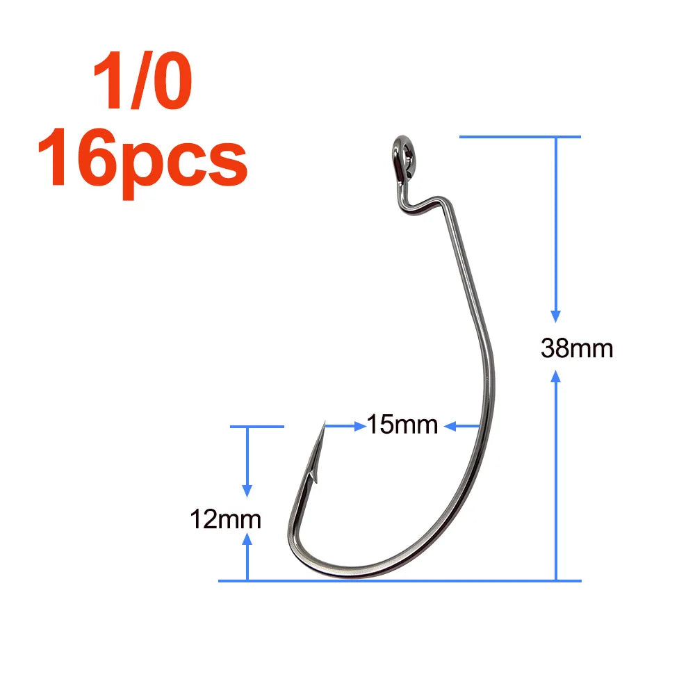 ESFISHING Anzuelo Curvo