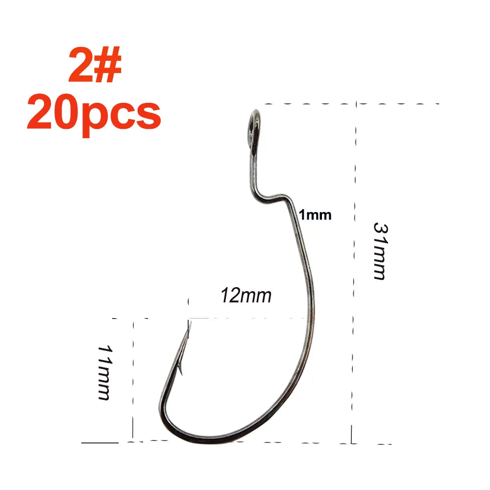 ESFISHING Anzuelo Curvo