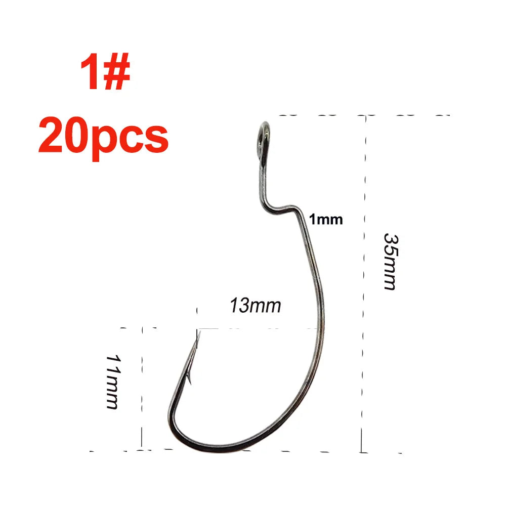 ESFISHING Anzuelo Curvo