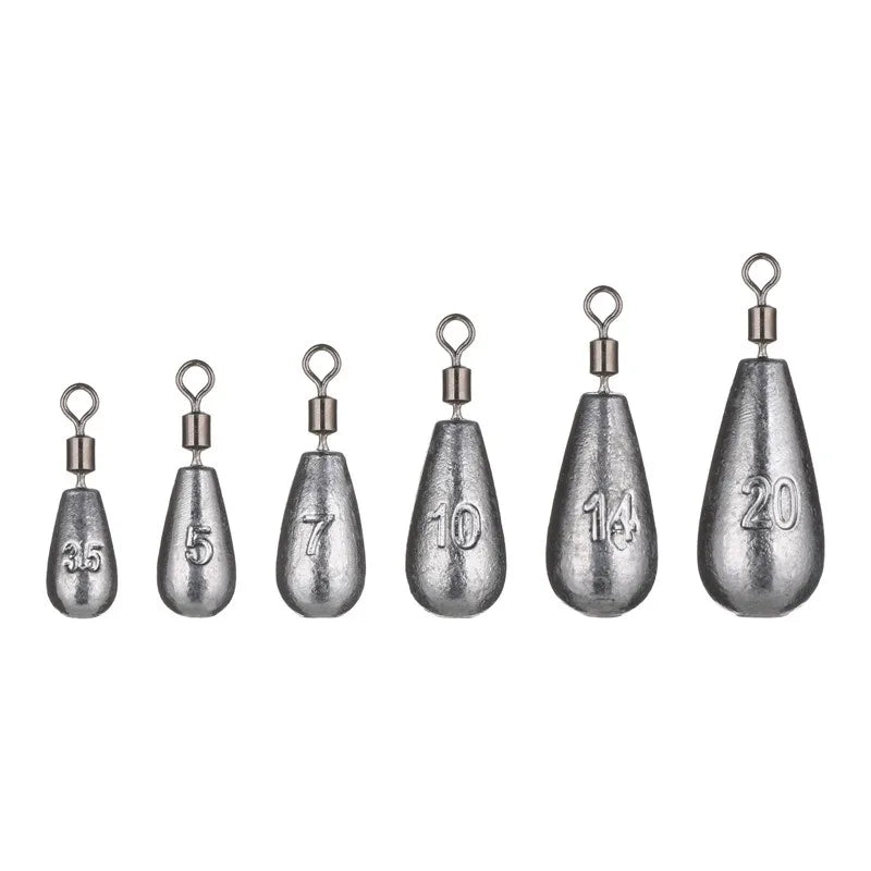 Dropshot / free rig sinkers 5 units 
