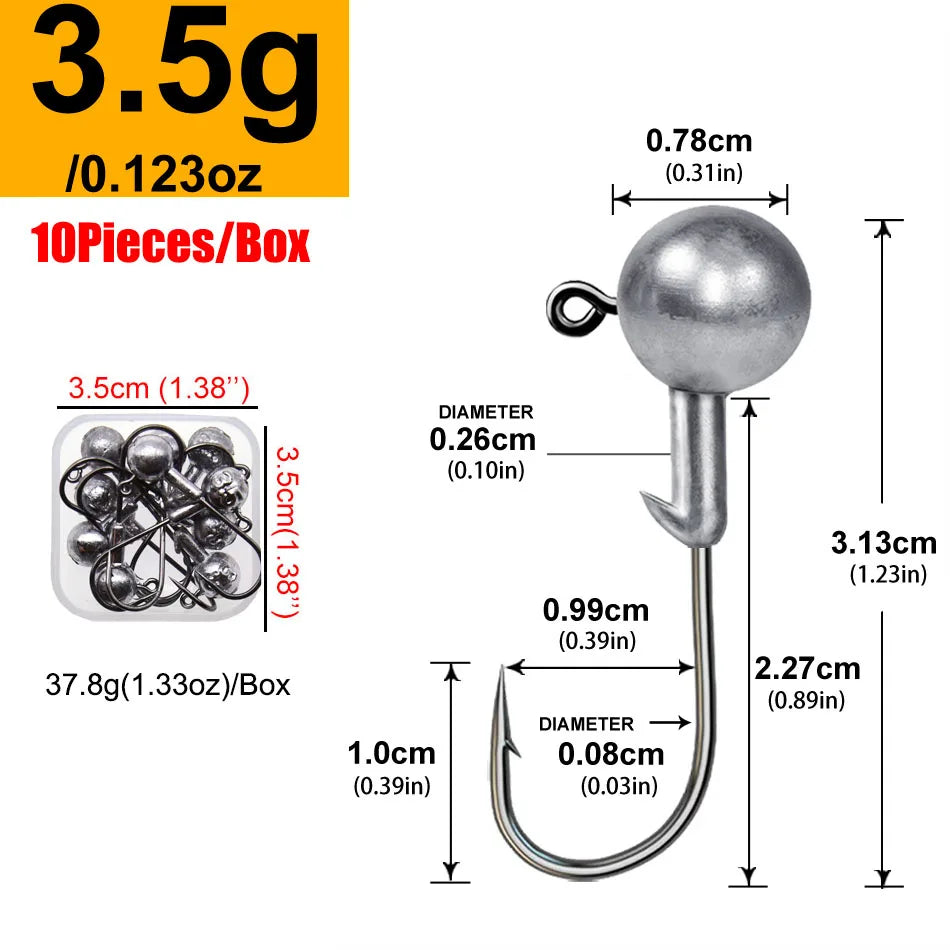 J&J Cabezas Plomadas + caja