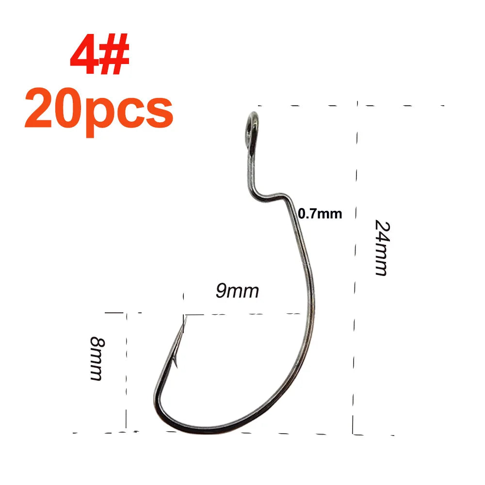 ESFISHING Anzuelo Curvo