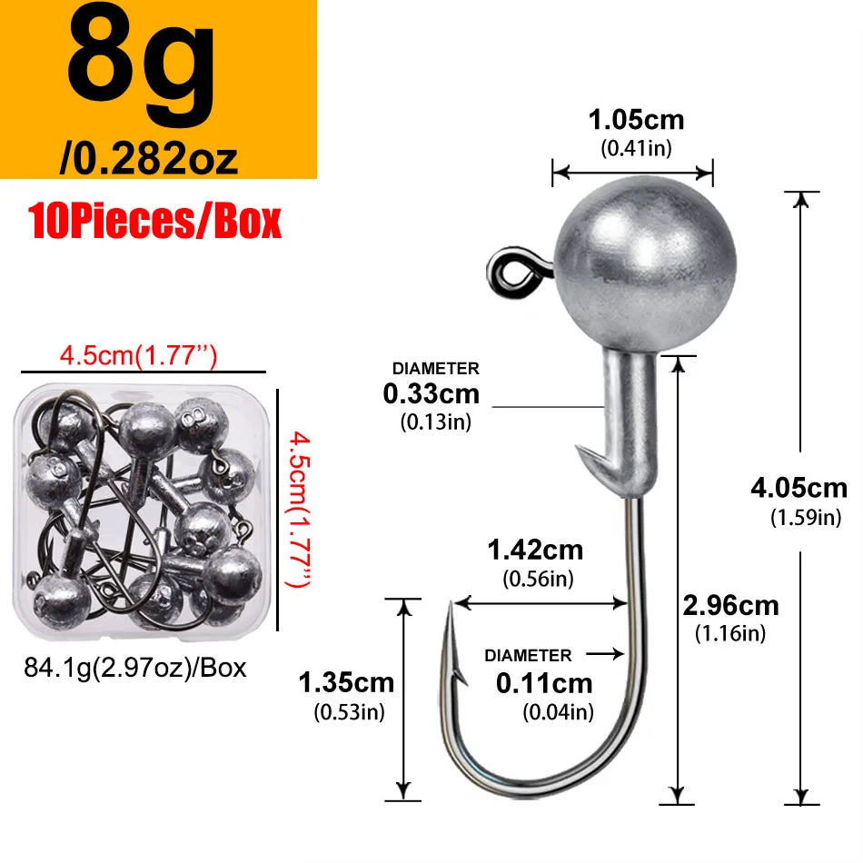 J&J Cabezas Plomadas + caja