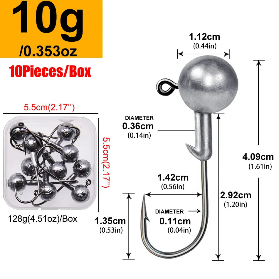 J&J Cabezas Plomadas + caja