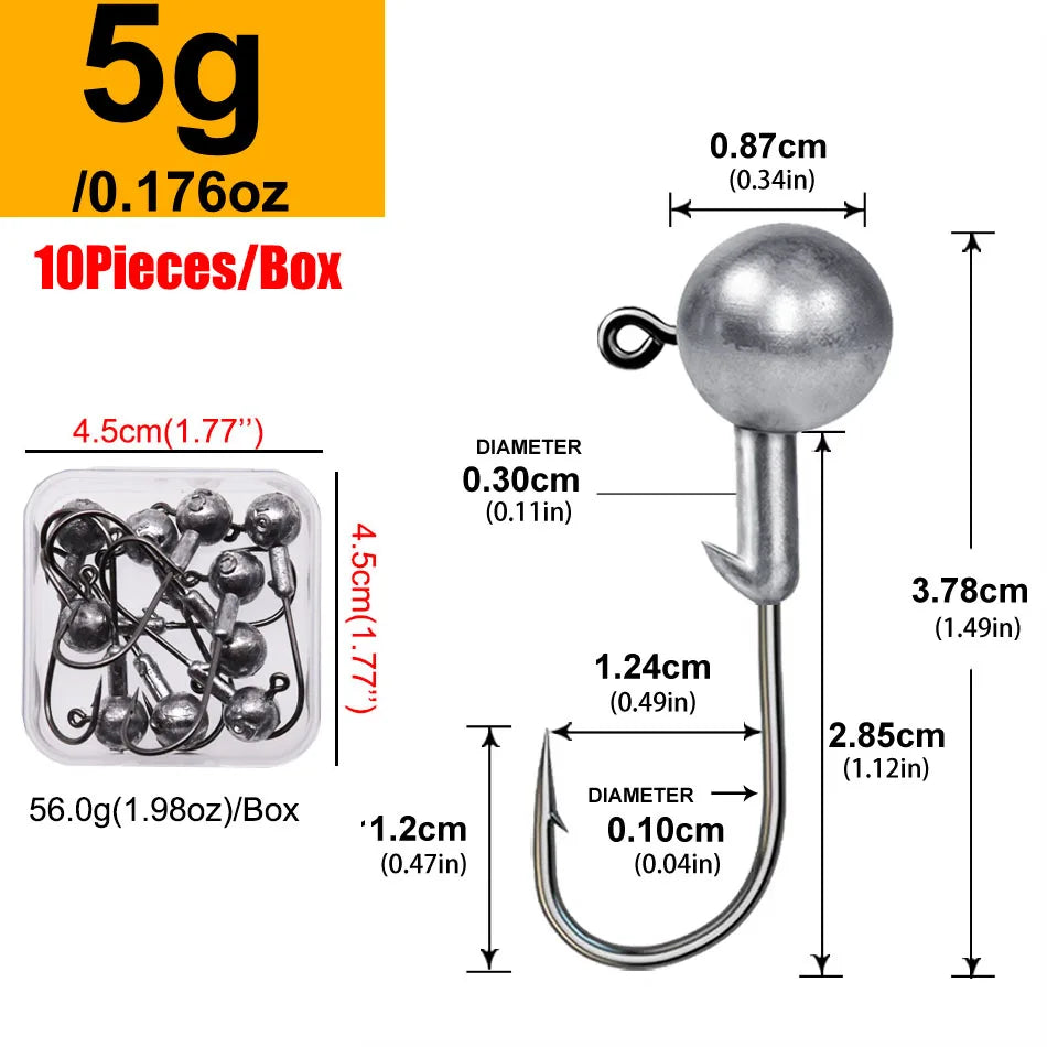 J&J Cabezas Plomadas + caja
