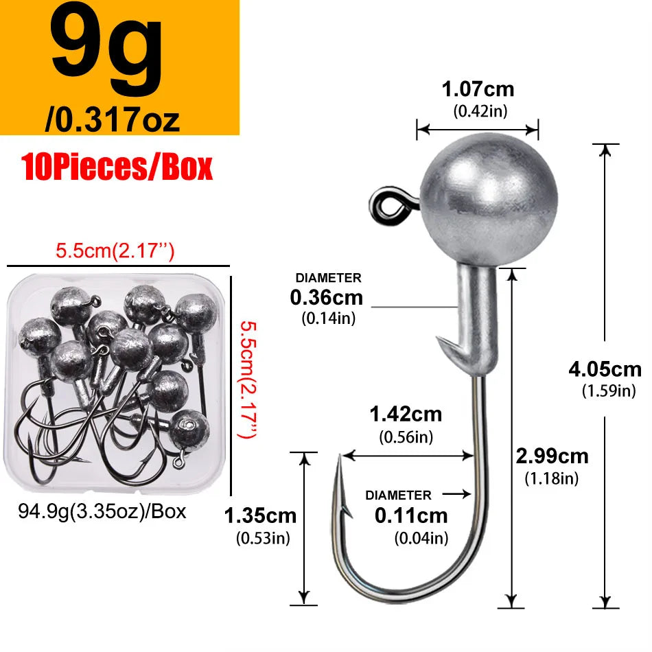 J&J Cabezas Plomadas + caja