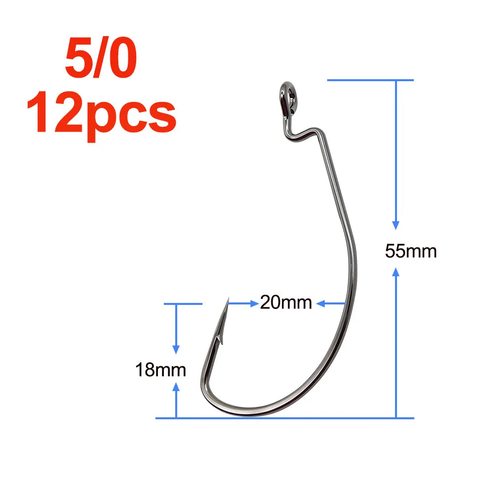 ESFISHING Anzuelo Curvo