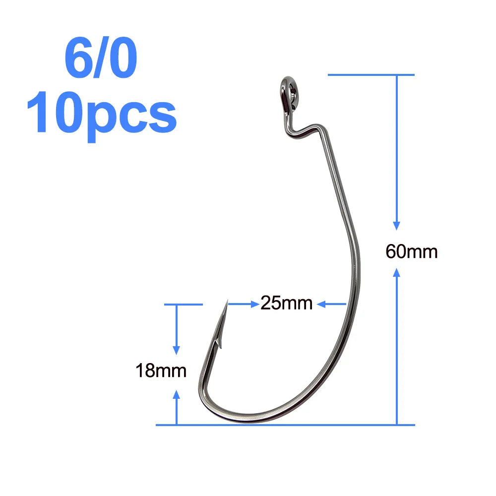 ESFISHING Anzuelo Curvo