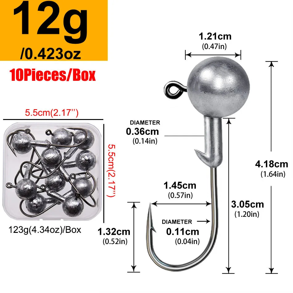 J&J Cabezas Plomadas + caja