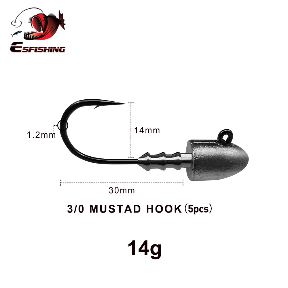 ESFISHING Bullet Jig head