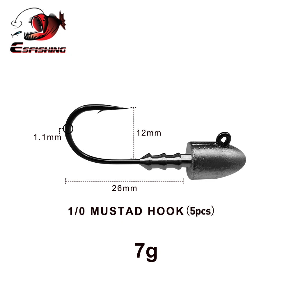 ESFISHING Bullet Jig head