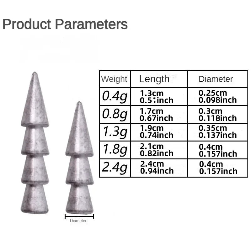 Lot de 100 unités insérables