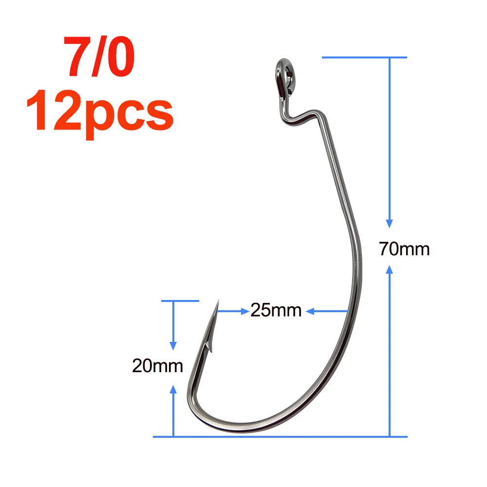 ESFISHING Anzuelo Curvo