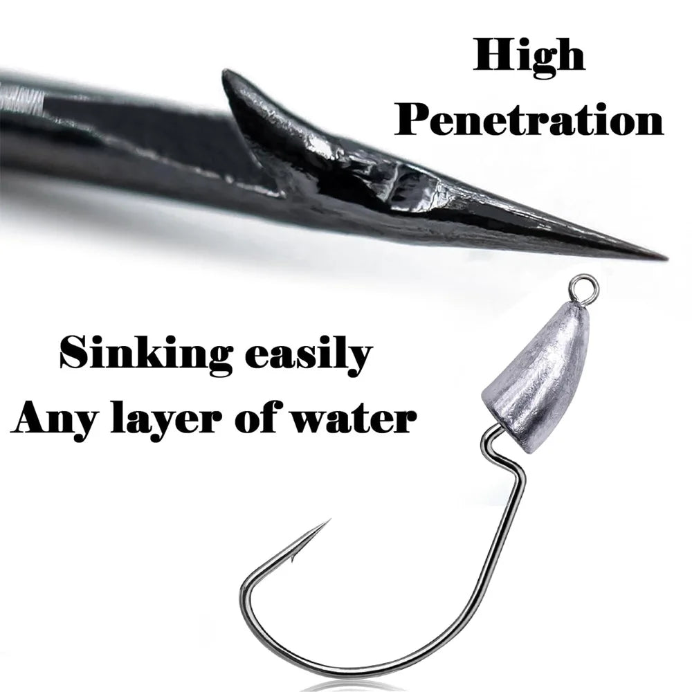 Anzuelos con plomo texas