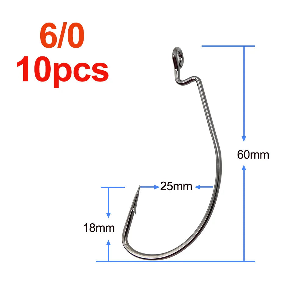 ESFISHING Anzuelo Curvo