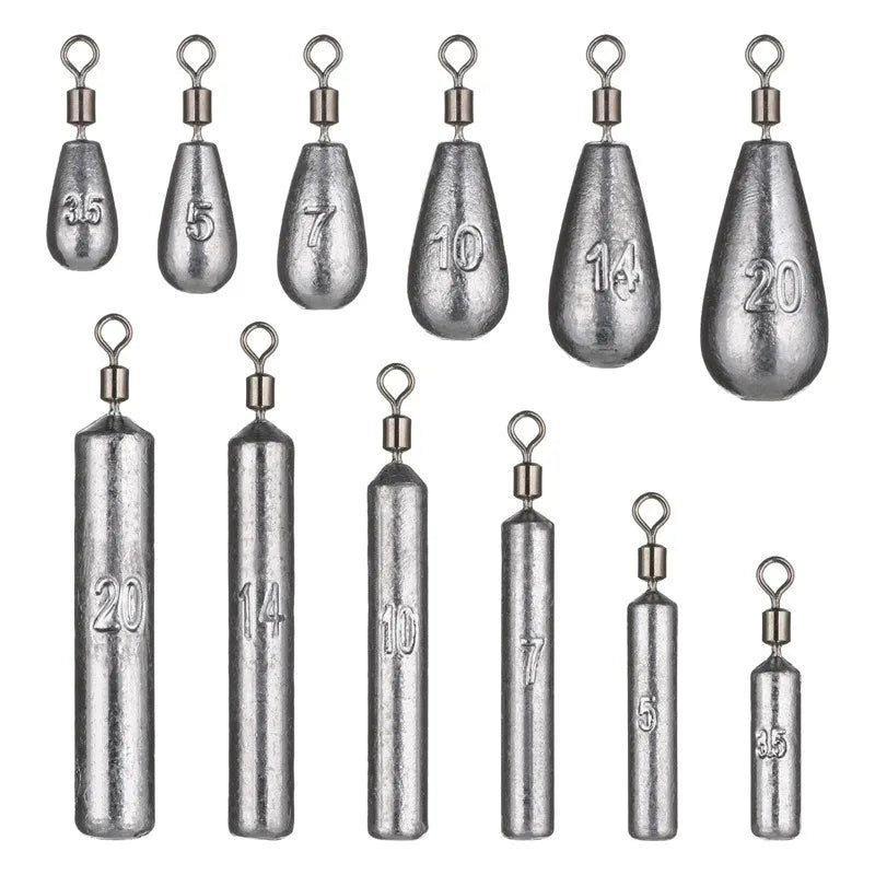 Dropshot / free rig sinkers 5 units 