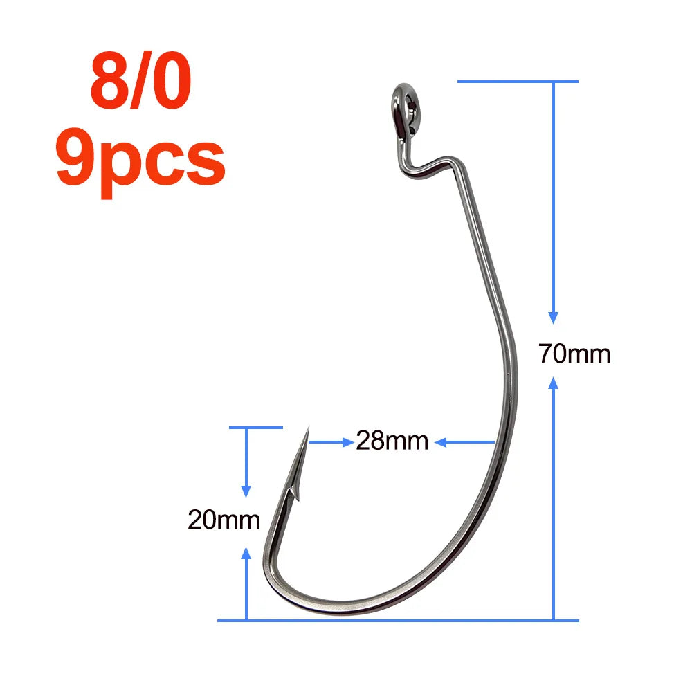 ESFISHING Anzuelo Curvo