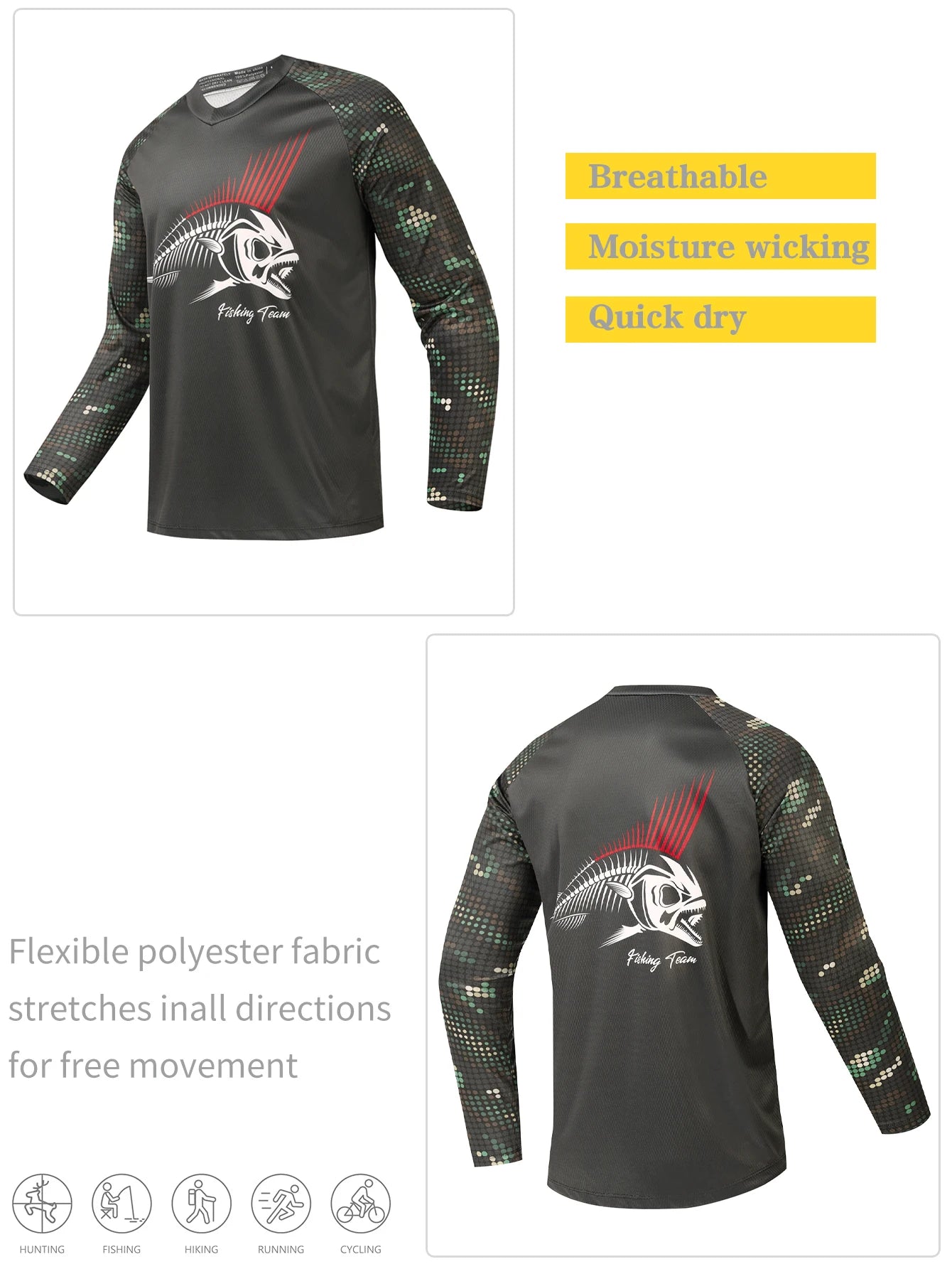 Camisetas de pesca