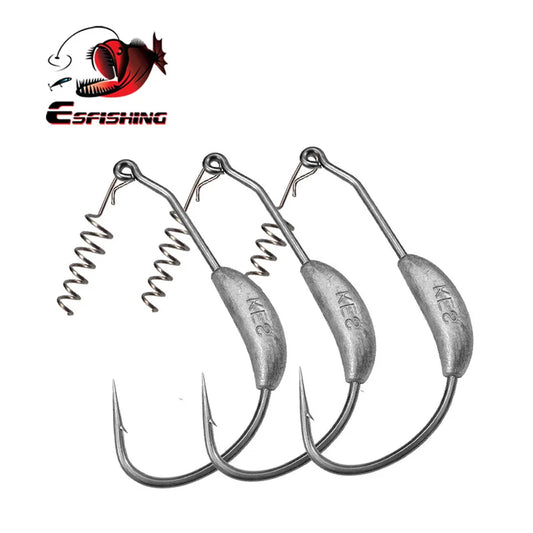 ESFISHING Anzuelo Muelle 5pcs